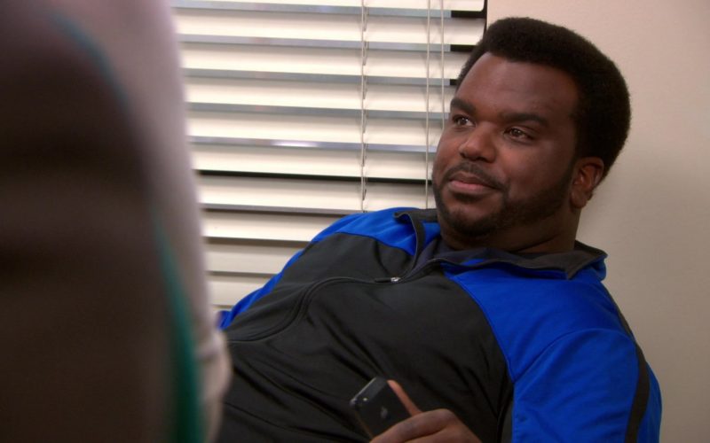 Apple iPhone Smartphone Held by Craig Robinson (Darryl Philbin) in The Office