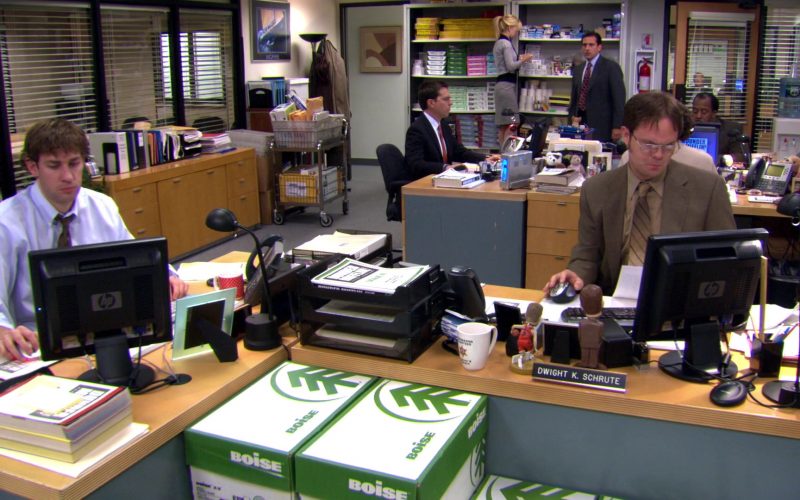 Boise Paper and HP Monitors in The Office – Season 4, Episodes 7-8 (1)