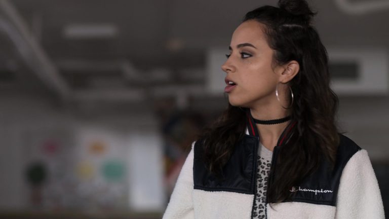 Kiana Madeira Films Et Programmes Tv Champion Women's Bomber Jacket Worn By Kiana Madeira In Trinkets