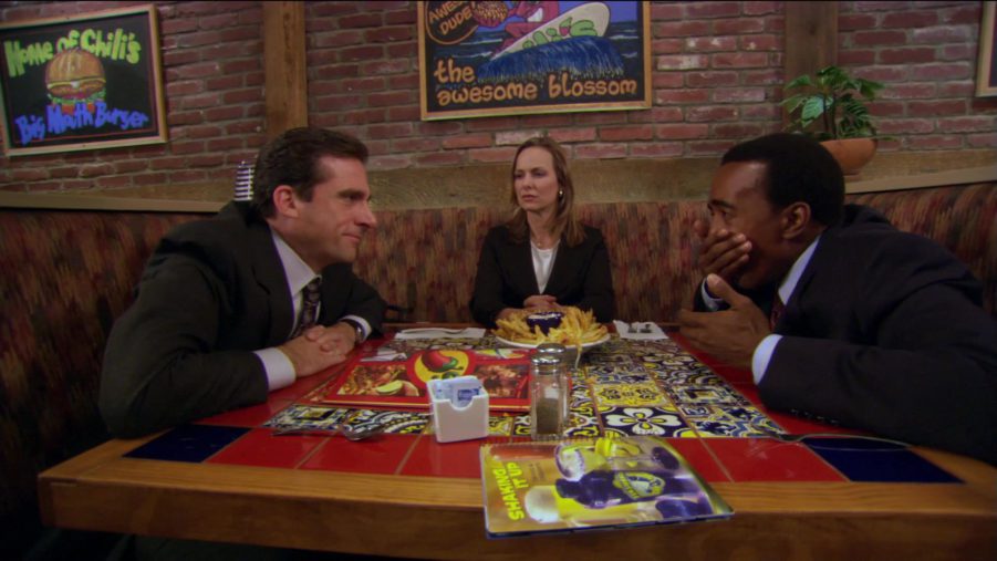 Chili's Restaurant In The Office Season 2, Episode 7, “The Client” (2005)