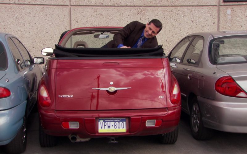 Chrysler PT Cruiser Convertible Red Car Used by Steve Carell (Michael Scott) in The Office (4)