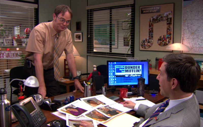 Cisco Phone & HP Monitor Used by Ed Helms (Andy Bernard) in The Office