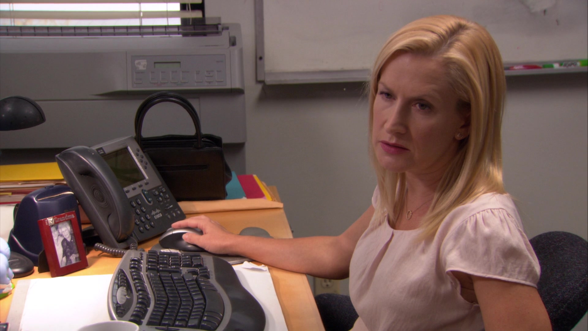 Cisco Phone Used By Angela Kinsey (Angela Martin) In The Office - Season 8,...