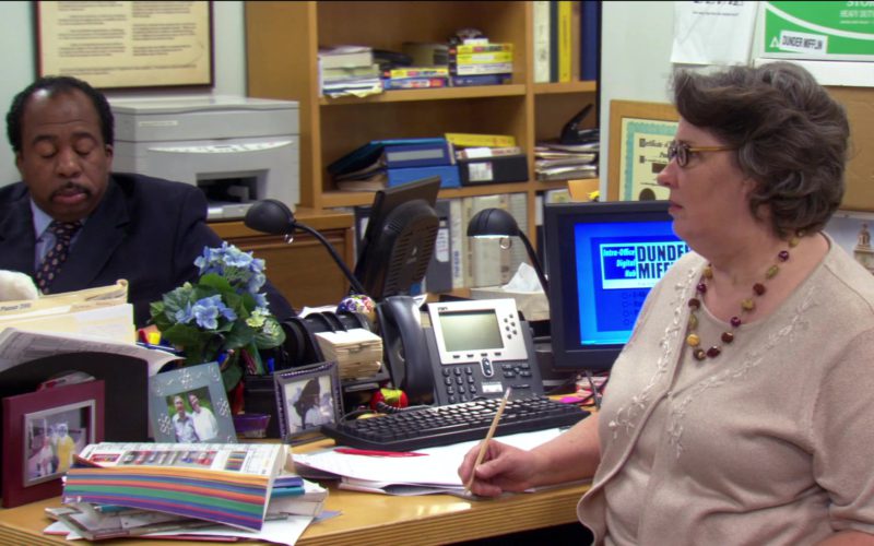 Cisco Telephone Used by Phyllis Smith (Phyllis Vance) in The Office