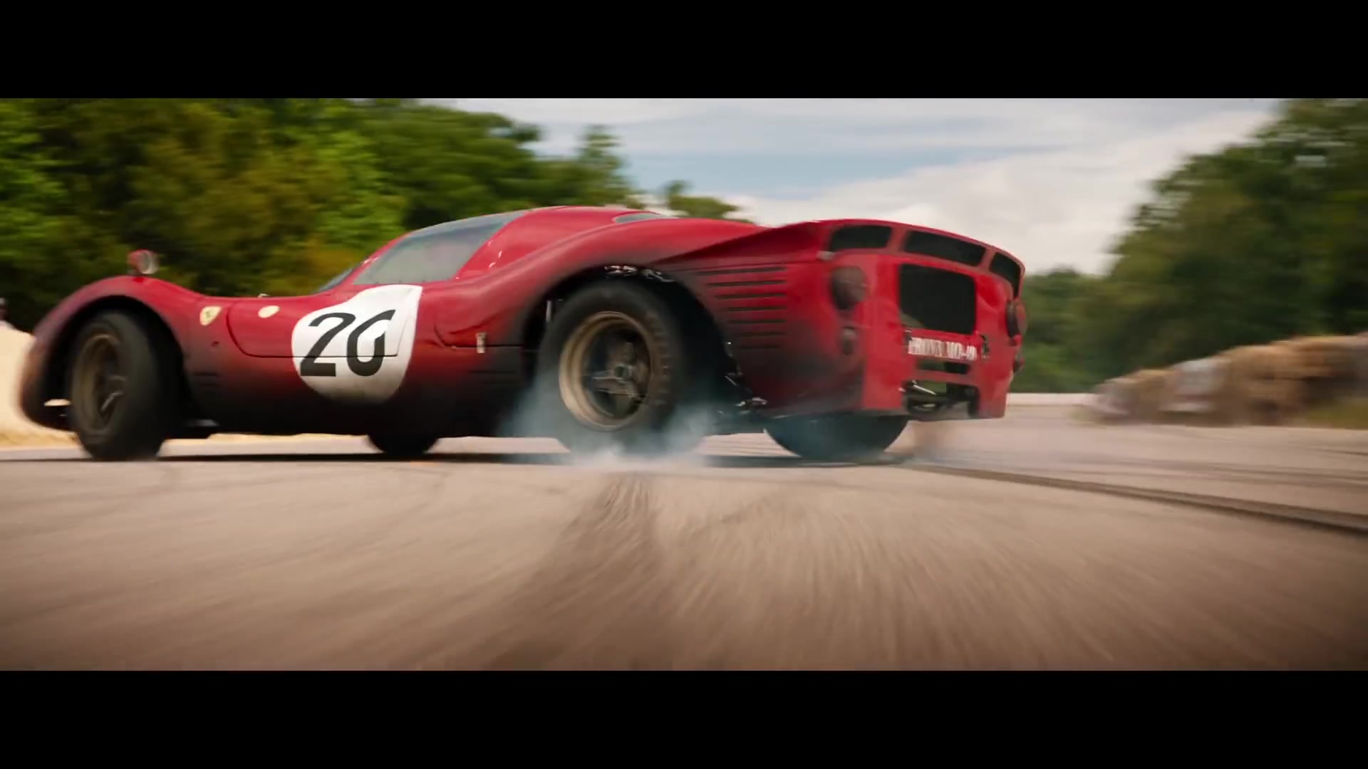 Ferrari 330 P4 Red Sports Car In Ford V Ferrari 2019