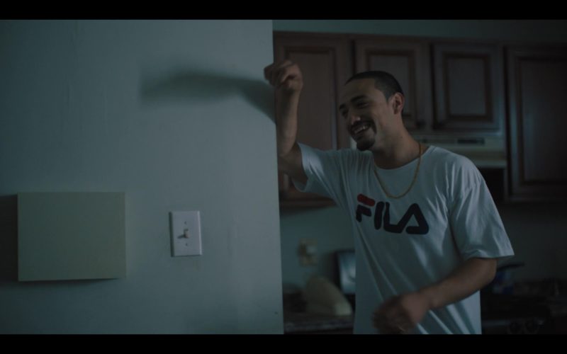 Fila T-Shirt Worn by Freddy Miyares in When They See Us (1)