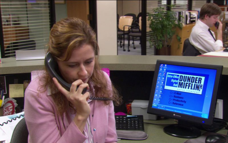 Gateway Monitor Used by Jenna Fischer (Pam Beesly) in The Office