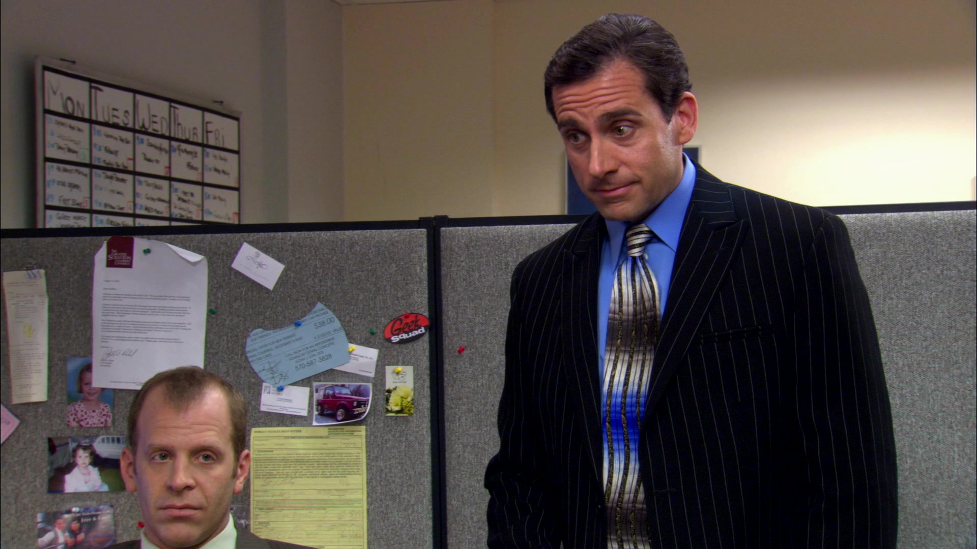 Geek Squad Sticker In The Office – Season 2, Episode 19, 
