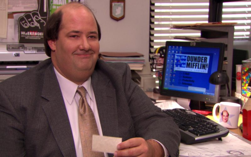 HP Monitor Used by Brian Baumgartner (Kevin Malone) in The Office