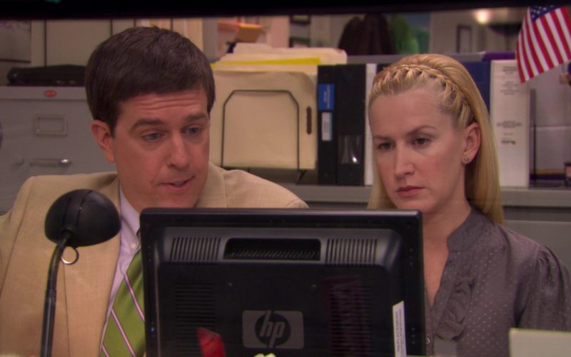 HP Monitor Used by Ed Helms (Andy Bernard) & Angela Kinsey (Angela Martin) in The Office (1)