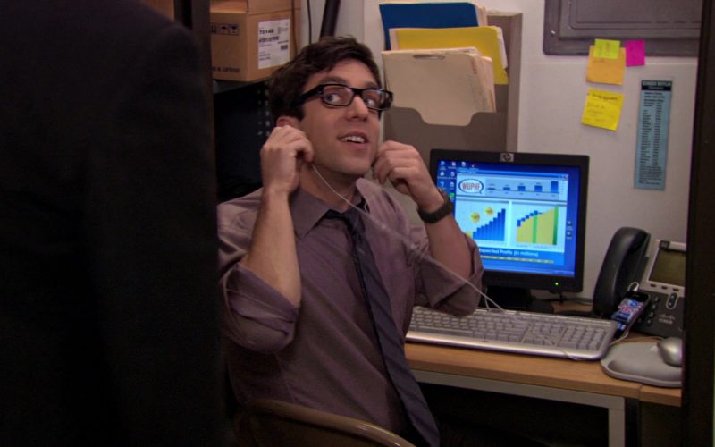 HP Monitor and Cisco Phone Used by B. J. Novak (Ryan Howard) in The Office