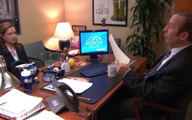 HP Monitor and Cisco Phone Used by Bob Odenkirk in The Office