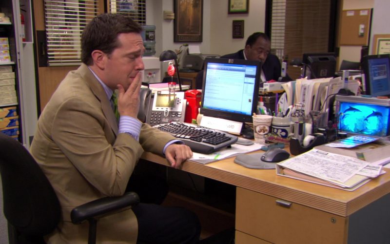 HP Monitor and Cisco Phone Used by Ed Helms (Andy Bernard) in The Office (1)