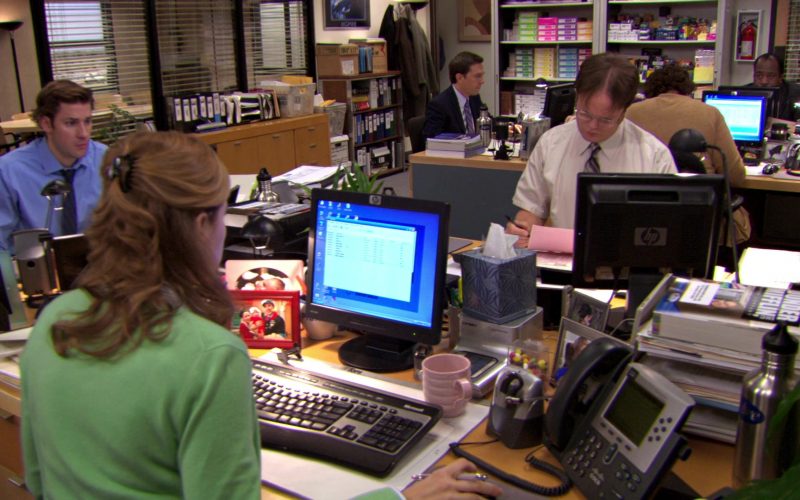 HP Monitor and Cisco Phone Used by Jenna Fischer (Pam Beesly) in The Office