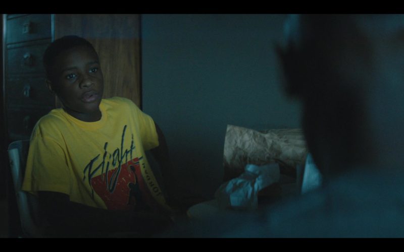 Jordan Yellow T-Shirt Worn by Caleel Harris in When They See Us (1)