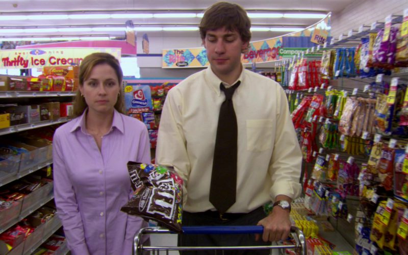 M&M's Candies Held by John Krasinski (Jim Halpert) in The Office