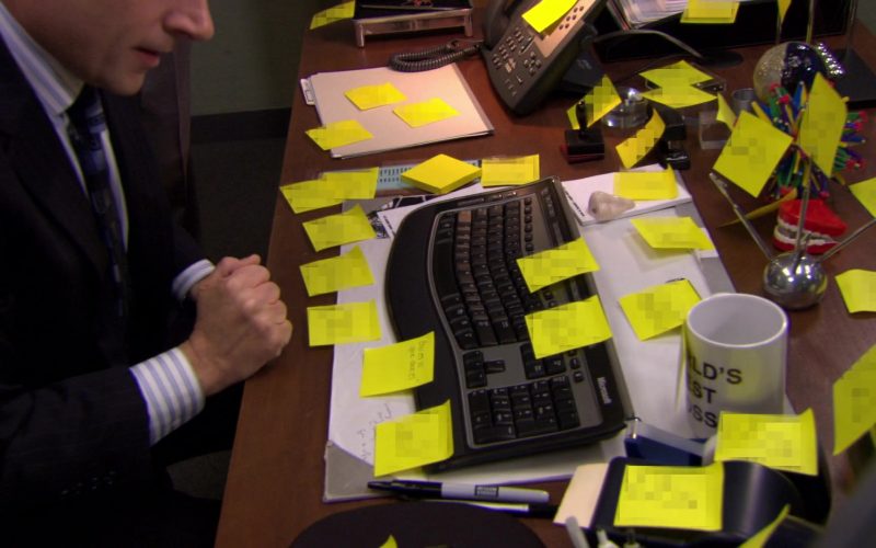 Microsoft Computer Keyboard Used by Steve Carell (Michael Scott) in The Office – Season 6
