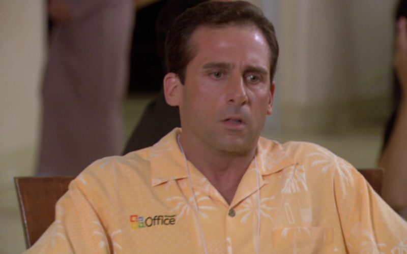 Microsoft Office Shirt Worn by Steve Carell (Michael Scott) in The Office (2)