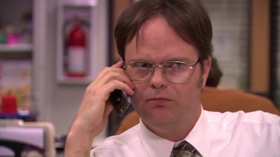 Motorola Cell Phone Used By Rainn Wilson Dwight Schrute In The Office Season 5 Episode 24 