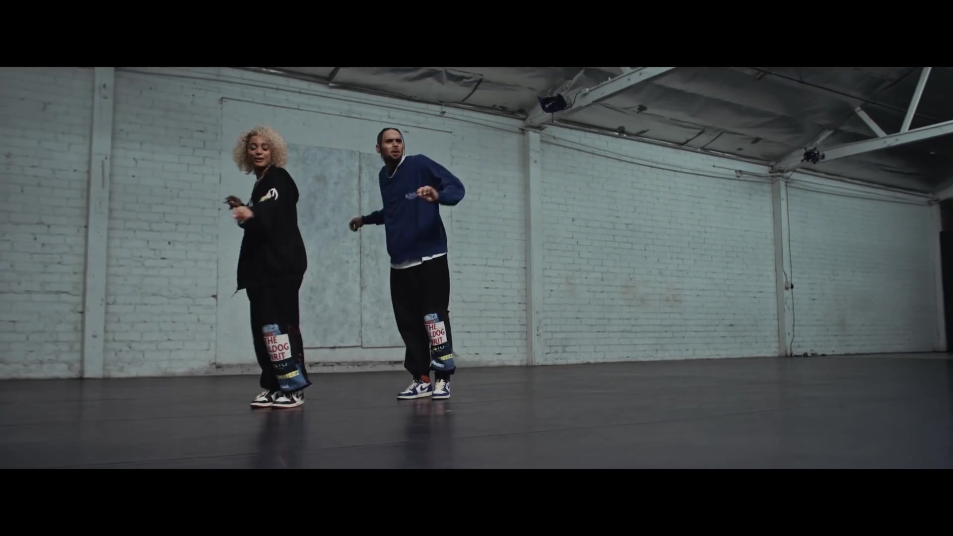 Vetements The Bulldog Spirit Patchwork Sweatpants Worn By DaniLeigh In ...