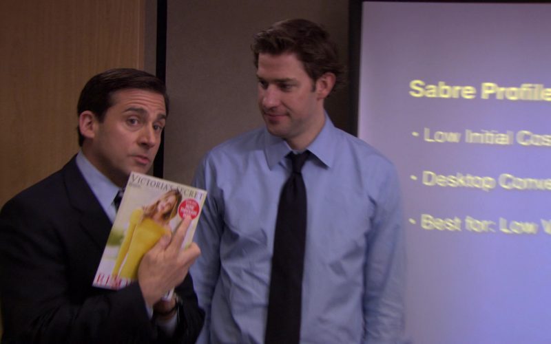 Victoria's Secret Product Catalog Held by Steve Carell (Michael Scott) in The Office