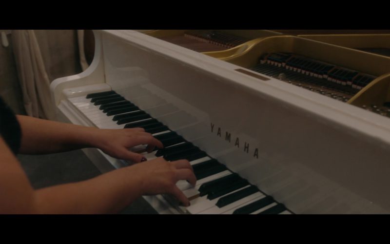 Yamaha White Grand Piano