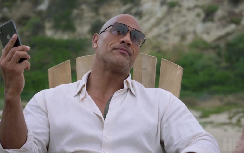 Apple iPhone Mobile Phone Used by Dwayne Johnson as Spencer Strasmore in Ballers (1)