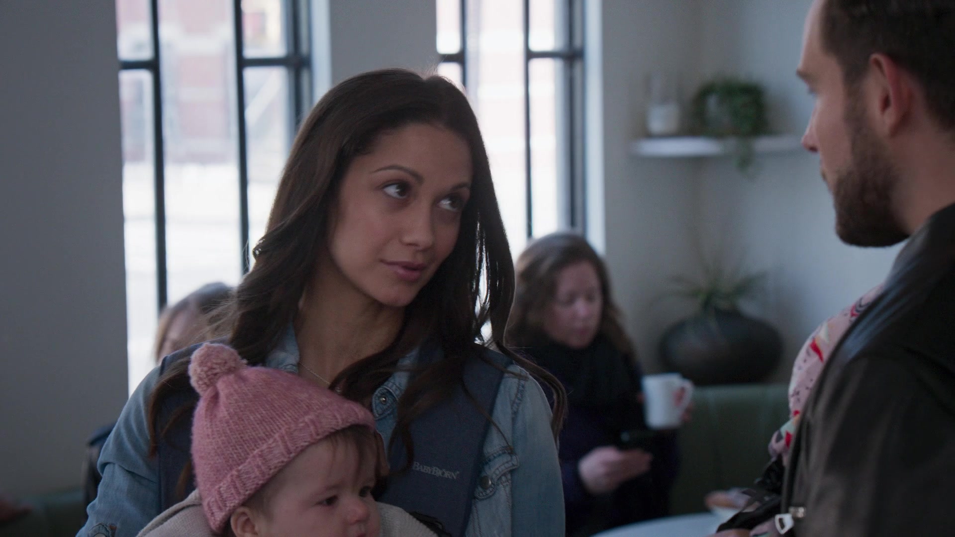 Babybjorn Blue Baby Carrier In Younger Season 6 Episode 5 Stiff Competition 2019