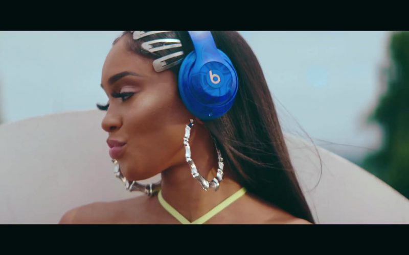 Beats Blue Headphones Used by Saweetie in My Type (2019)