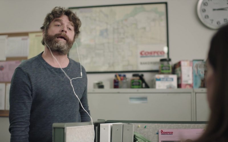 Zach Galifianakis standing in front of a computer