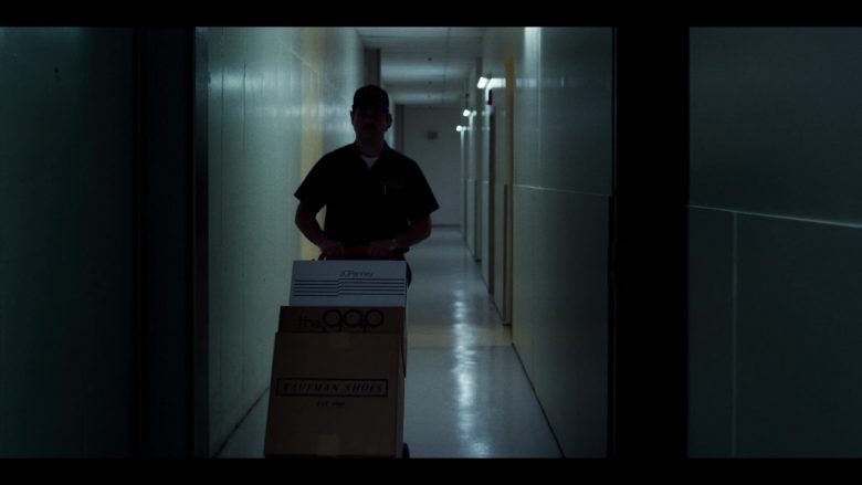 A man standing in front of a door