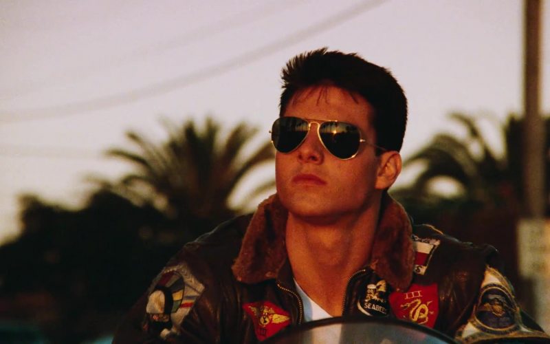 Ray-Ban Aviator 3025 Sunglasses Worn by Tom Cruise as Pete “Maverick” Mitchell in Top Gun (1986)