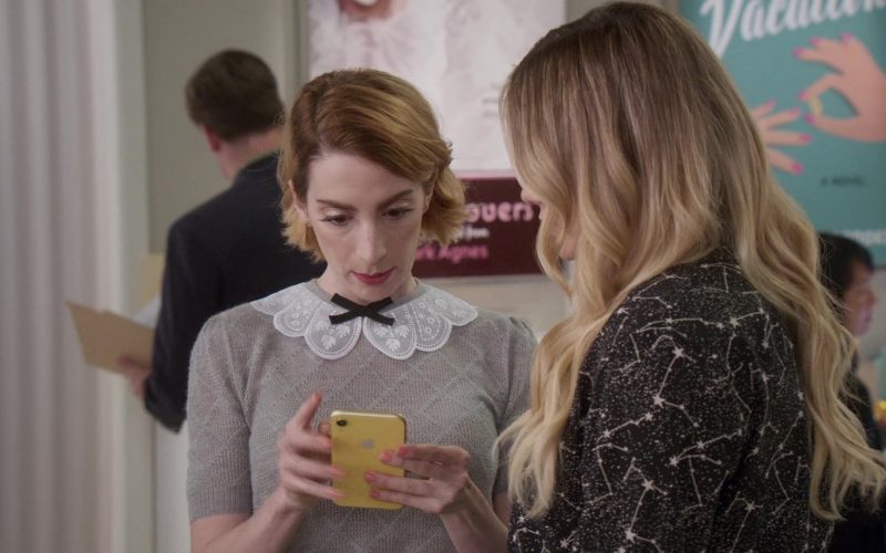 Apple iPhone XR Yellow Mobile Phone Used by Molly Kate Bernard in Younger