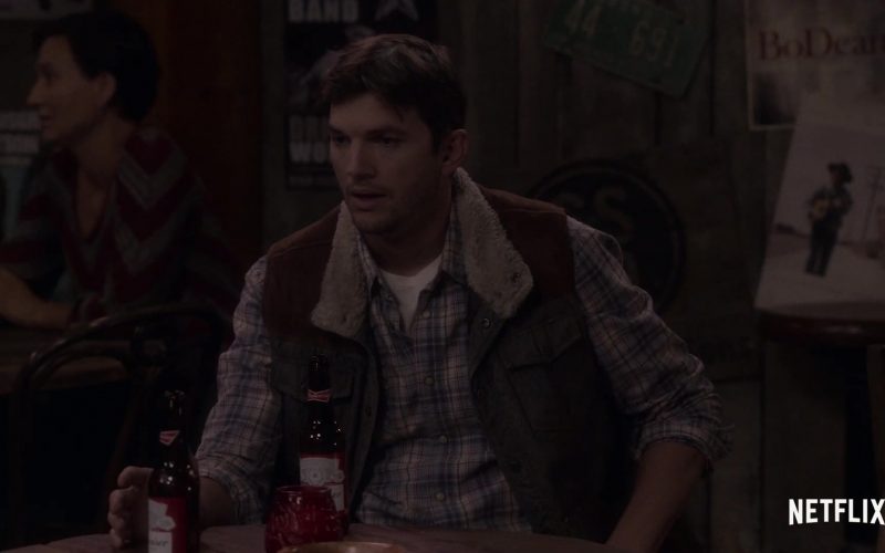 Budweiser Beer Enjoyed by Ashton Kutcher as Colt Bennett in The Ranch