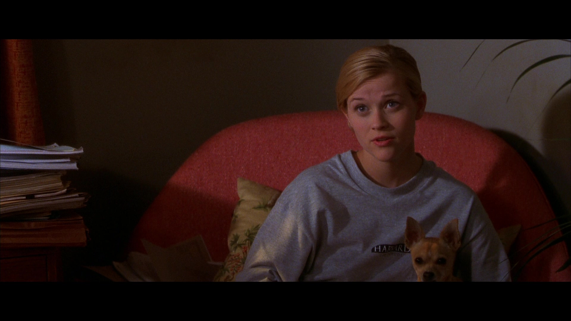 Harvard Sweatshirt Worn By Reese Witherspoon As Elle Woods In Legally Blonde 2001