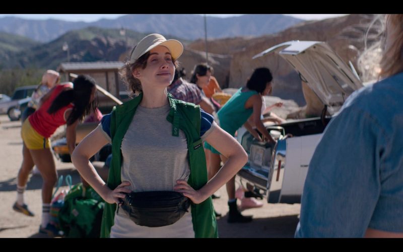 Members Only Green Vest Worn by Alison Brie as Ruth ‘Zoya the Destroya’ Wilder in Glow (5)
