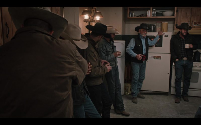 NCHA (National Cutting Horse Association) Sticker in Yellowstone - Season 2, Episode 6, Blood the Boy (2019)