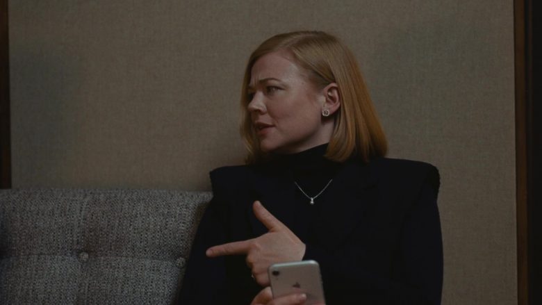 Apple iPhone Smartphone Used by Sarah Snook as Siobhan Roy in Succession (2)