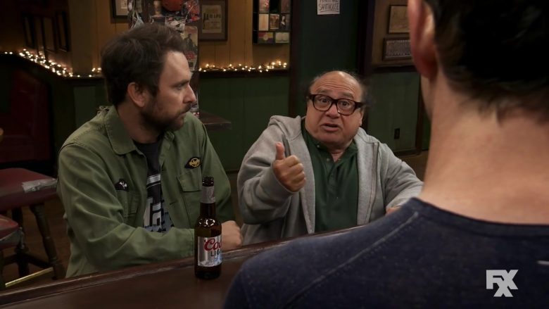 Coors Light Beer Enjoyed by Charlie Day as Charlie Kelly and Danny DeVito as Frank Reynolds (
