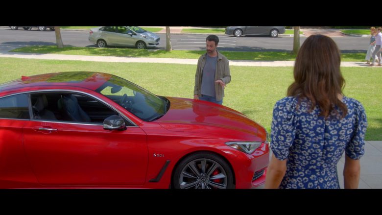 Infiniti Q60 S 3.0T Red Car in Why Women Kill – Season 1 Episode 8 (2)