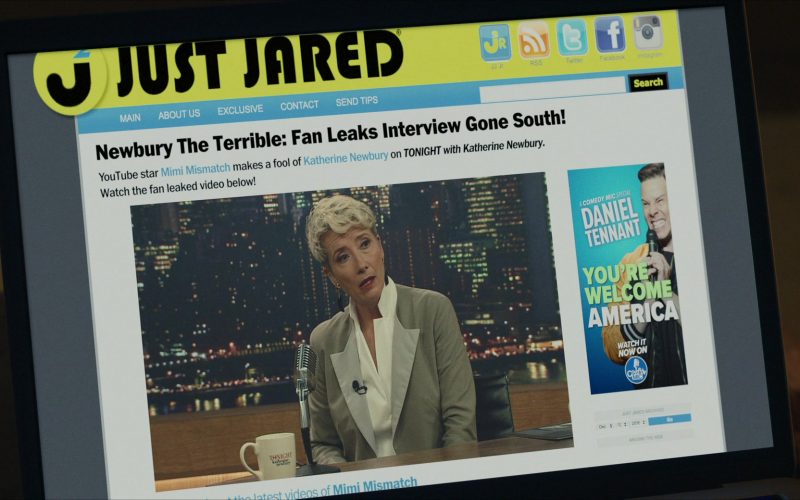 Just Jared Website in Late Night (2019)