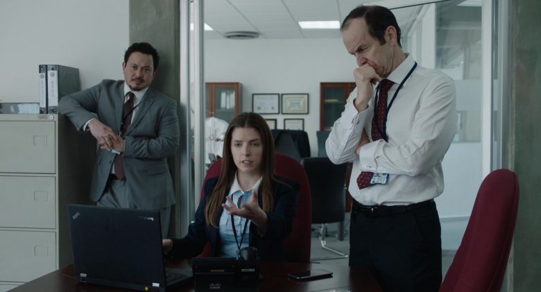 Lenovo ThinkPad Laptop and Cisco Phone Used by Anna Kendrick in The Day Shall Come (1)