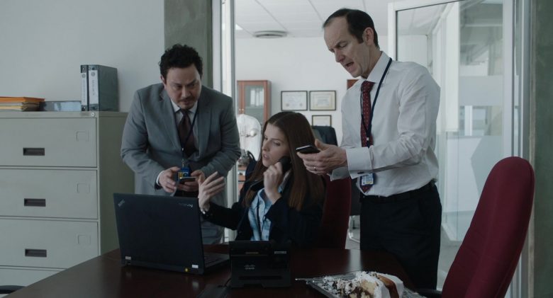 Lenovo ThinkPad Laptop and Cisco Phone Used by Anna Kendrick in The Day Shall Come (3)