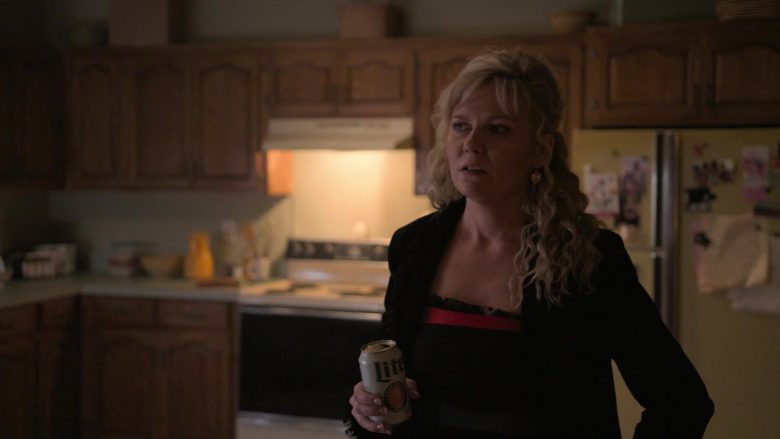 Miller Lite Beer Enjoyed by Kirsten Dunst as Krystal Stubbs in On Becoming a God in Central Florida (4)