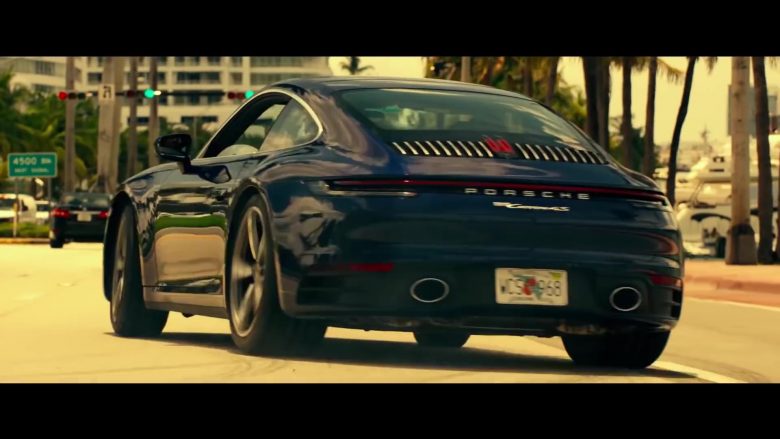 Porsche 911 Carrera 4S Blue Sports Car in Bad Boys for Life 2020 Movie (1)