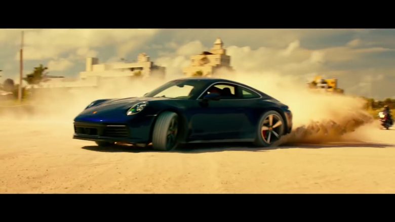 Porsche 911 Carrera 4S Blue Sports Car in Bad Boys for Life 2020 Movie (12)