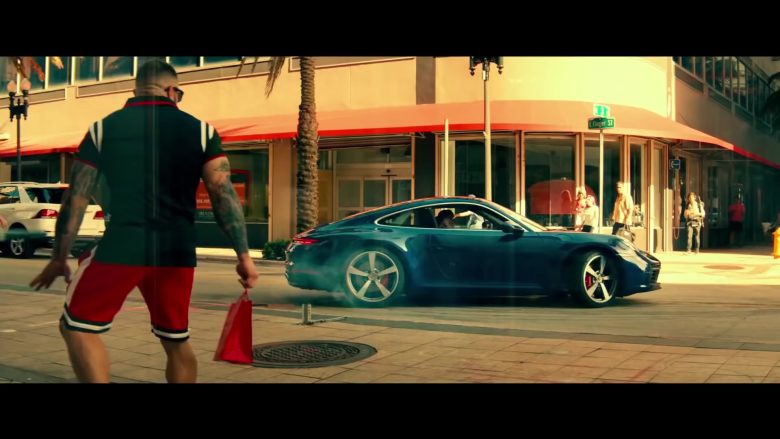 Porsche 911 Carrera 4S Blue Sports Car in Bad Boys for Life 2020 Movie (8)