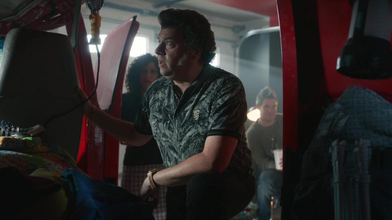 Porsche Polo Shirt Worn by Danny McBride as Jesse Gemstone in The Righteous Gemstones (6)