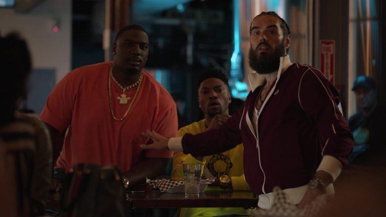 Sergio Tacchini Tracksuit Worn by Russell Brand as Lance Klians, CEO of SportsX in Ballers (7)