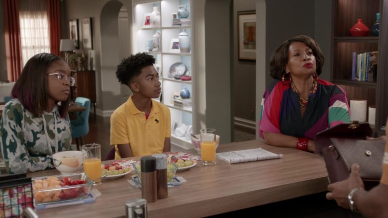 Abercrombie & Fitch Yellow Polo Shirt Worn by Miles Brown as Jack Johnson in Black-ish (1)
